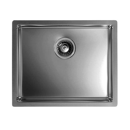 Мивка инокс Alveus Quadrix 50 с антрацитов завършек 55x45 см