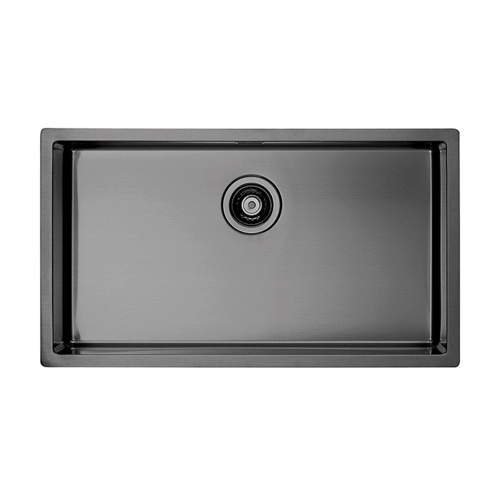 Alveus Quadrix 60 Stainless Steel Sink Anthracite Finish 79x45 cm