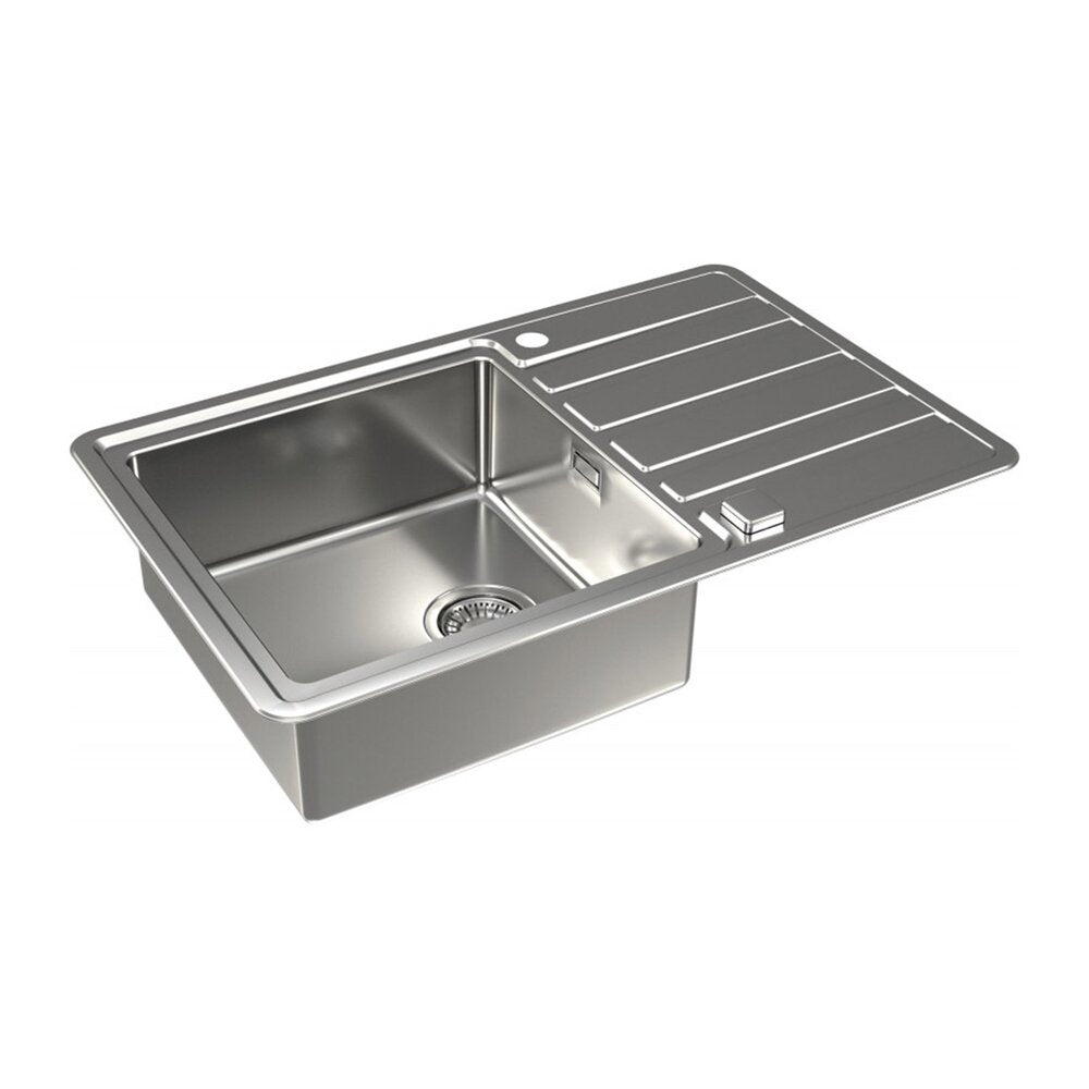 Alveus Rando 30 Satin Stainless Steel Sink 80x51 cm Right