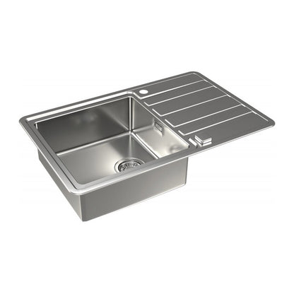 Alveus Rando 30 Satin Stainless Steel Sink 80x51 cm Right