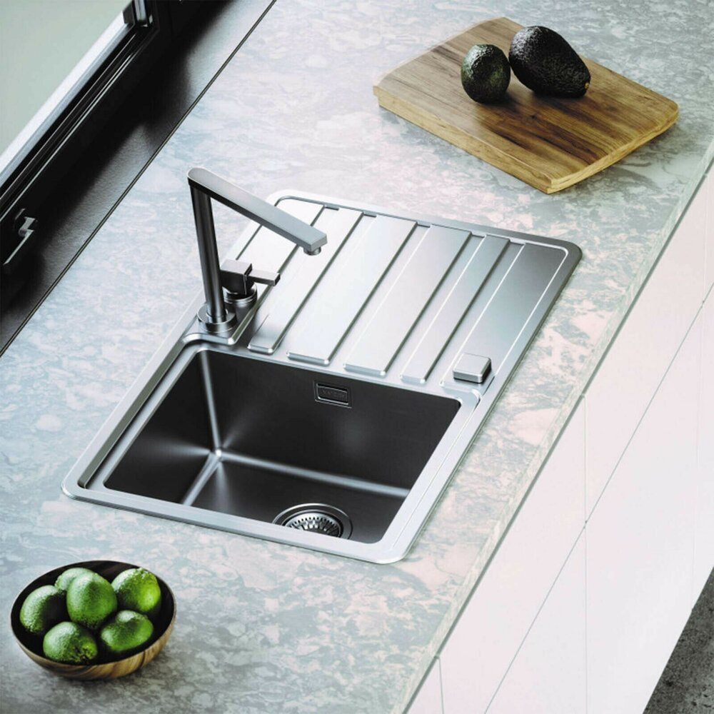 Alveus Rando 30 Satin Stainless Steel Sink 80x51 cm Right