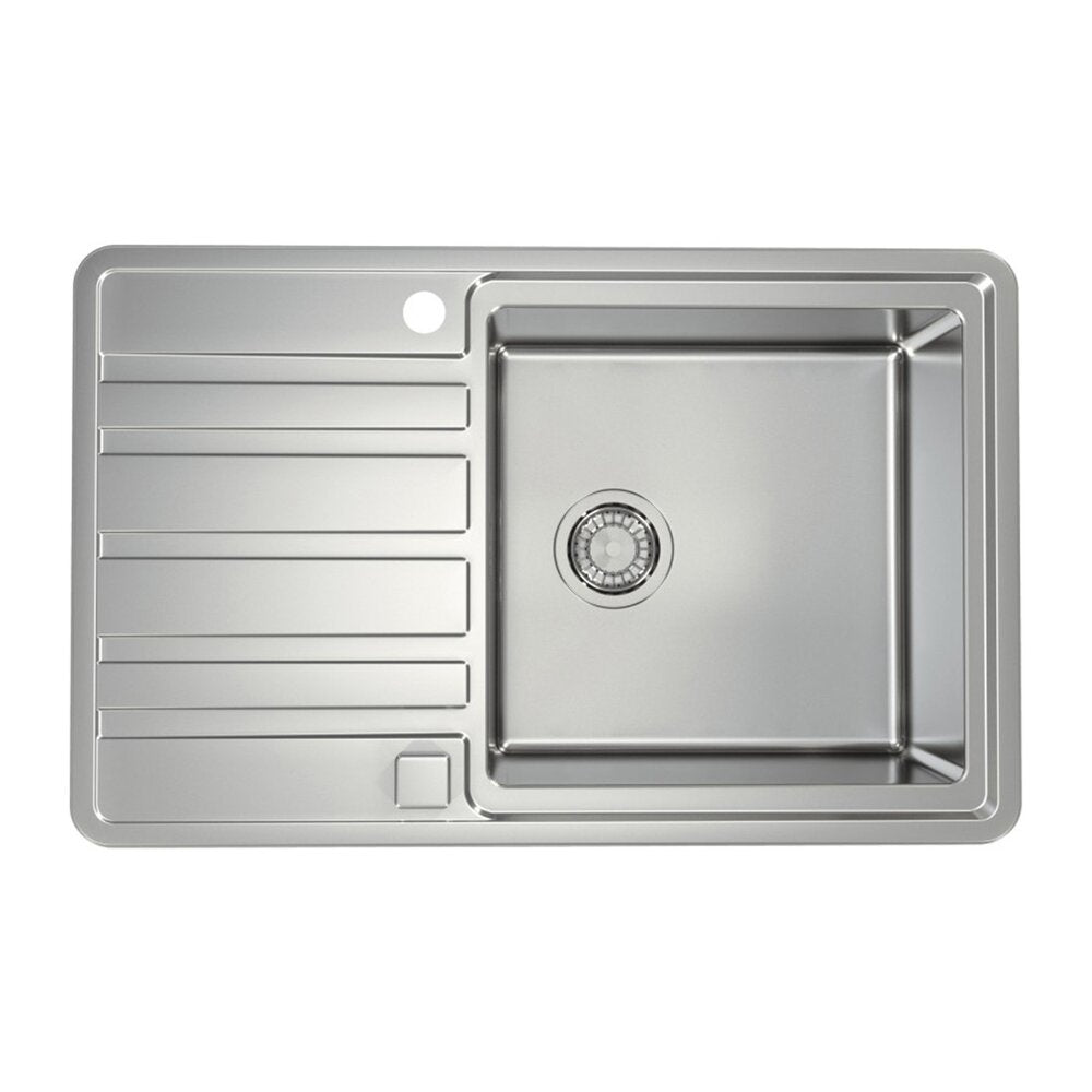 Alveus Rando 30 Satin Stainless Steel Sink 80x51 cm Right