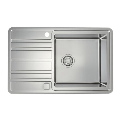 Alveus Rando 30 Satin Stainless Steel Sink 80x51 cm Right