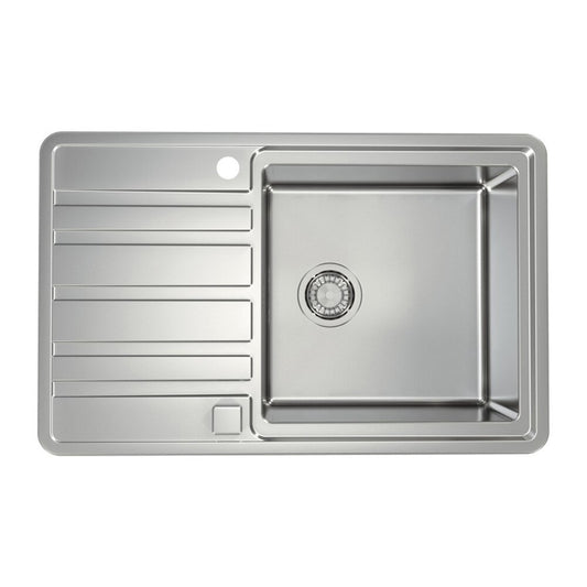 Alveus Rando 30 Satin Stainless Steel Sink 80x51 cm Right