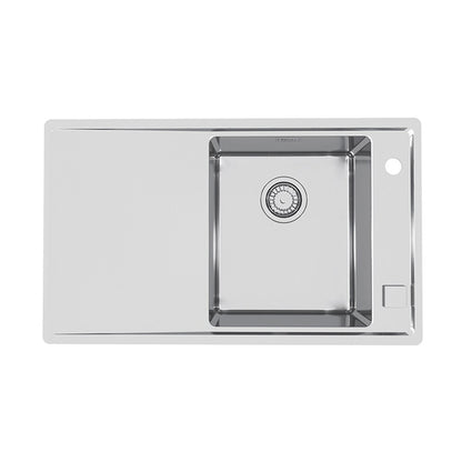 Нержавяща стомана мивка Alveus Stricto 10 Satin 79x48 см дясна