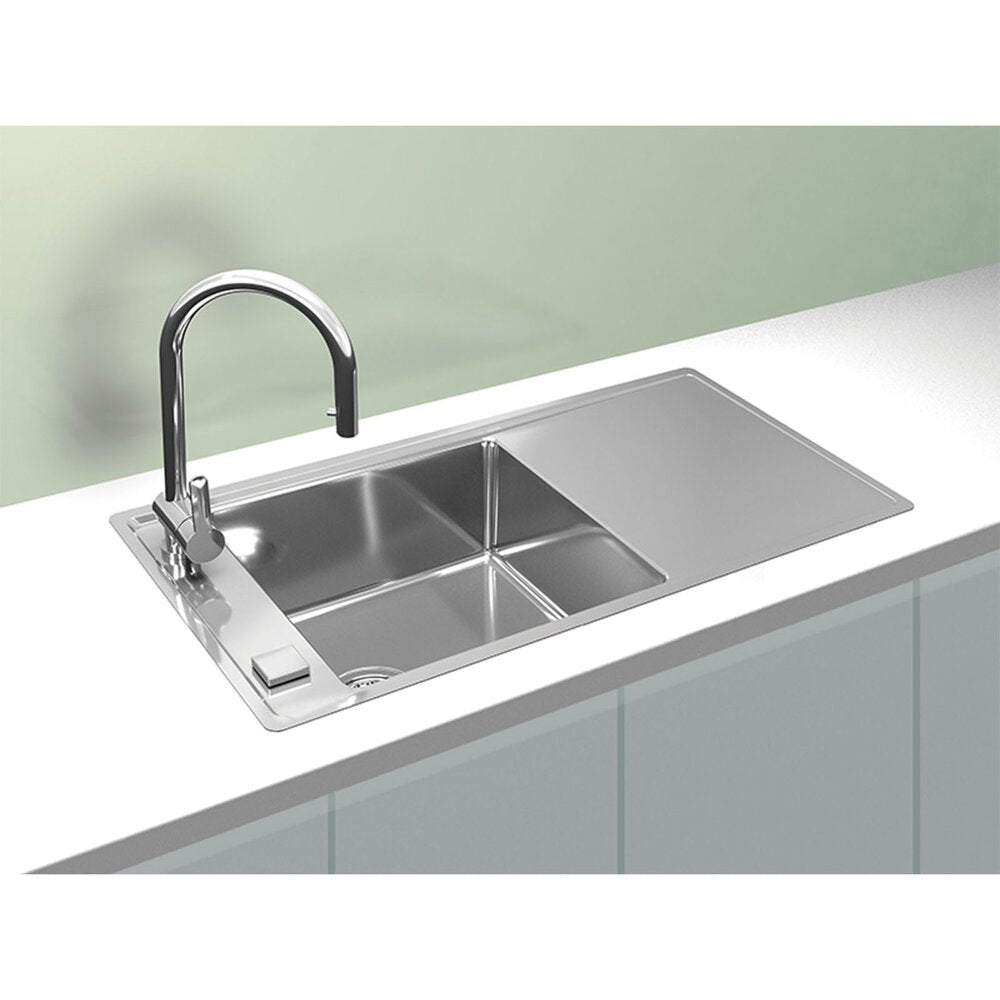 Мивка от неръждаема стомана Alveus Stricto 20 Satin 86x48 см