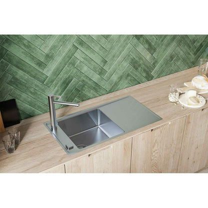 Мивка от неръждаема стомана Alveus Stricto 20 Satin 86x48 см