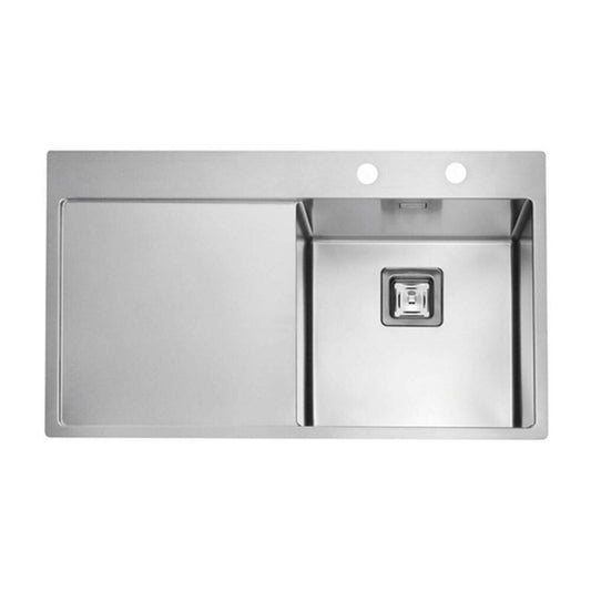 Alveus Stylux 50 Satin 86x51 cm Right Sink