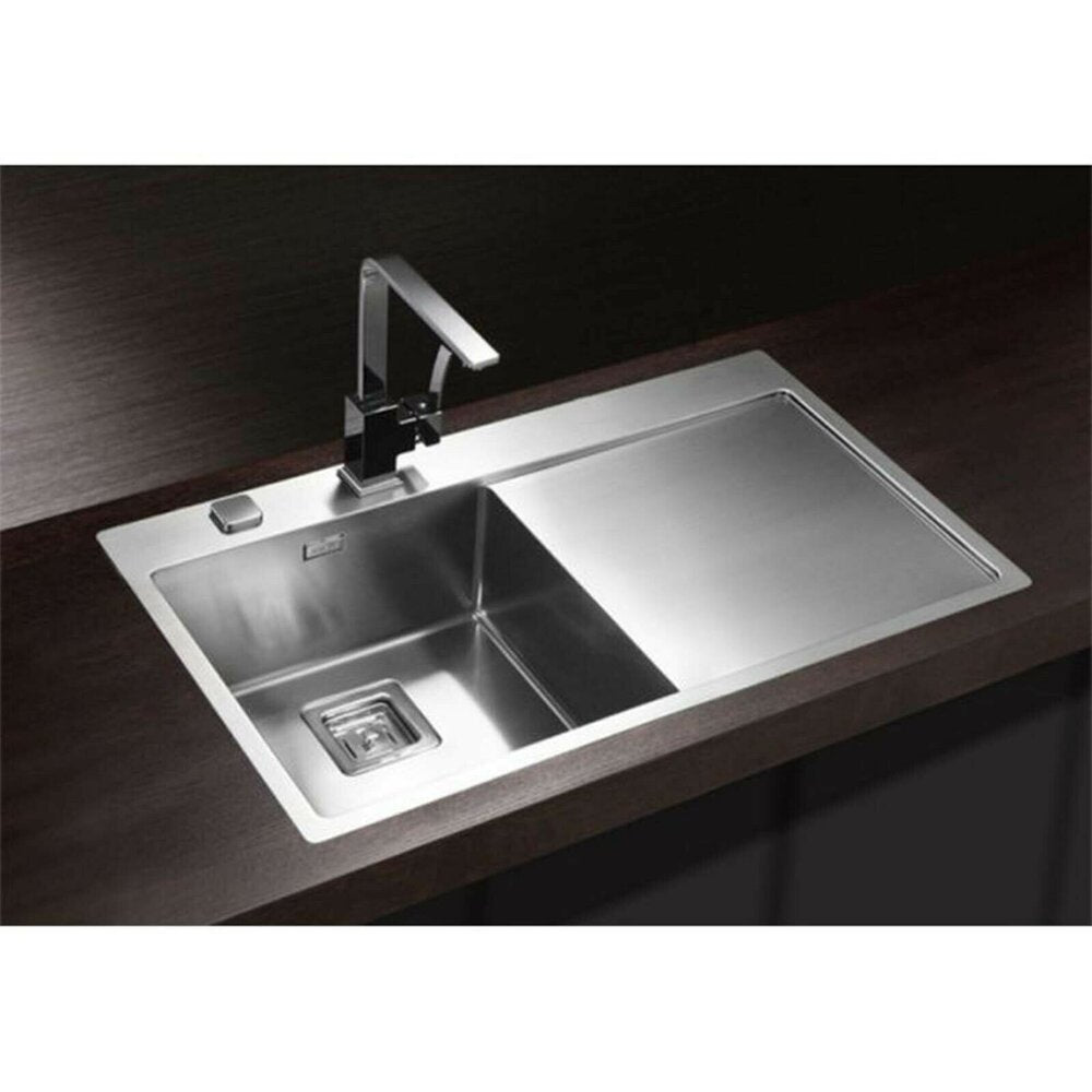 Неръждаема стомана мивка Alveus Stylux 50 Satin 86x51 см ляво