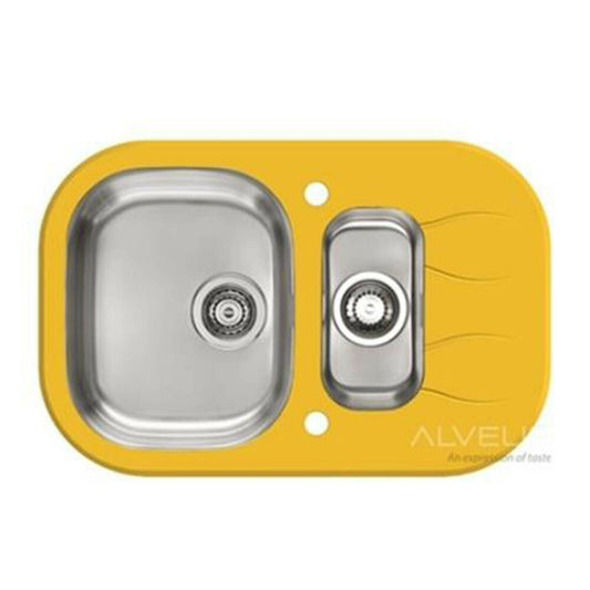 Alveus Wave 30 Custom Finish Stainless Steel Sink 76x50 cm