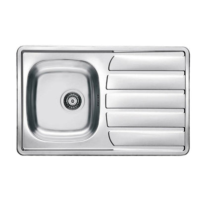 Alveus Zoom 20 Linen Stainless Steel Sink 79x50 cm