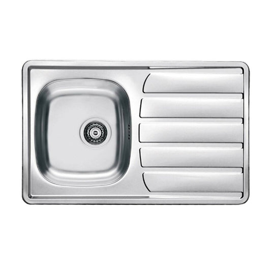 Alveus Zoom 20 Linen Stainless Steel Sink 79x50 cm