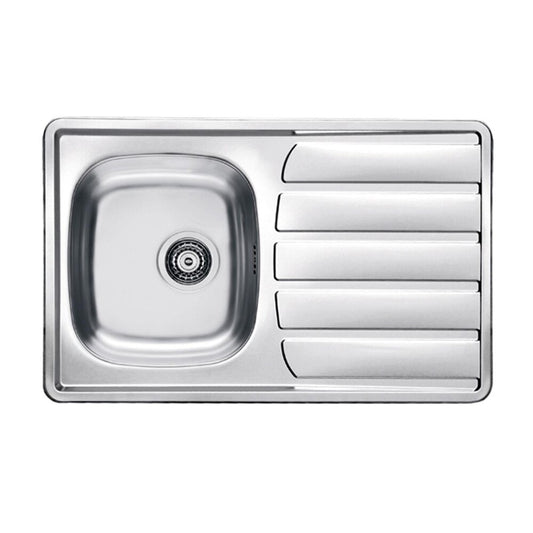 Alveus Zoom 20 Satin Stainless Steel Sink 79x50 cm