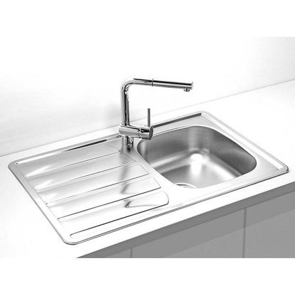 Alveus Zoom 20 Satin Stainless Steel Sink 79x50 cm