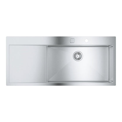 Мивка инокс Grohe K1000 116x52.1 см 1 купа с отводнител дясно