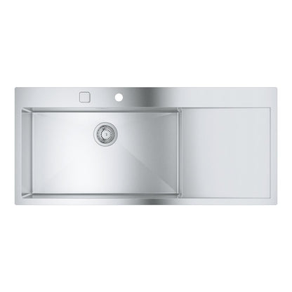 Неръждаема мивка Grohe K1000 116x52.1 см 1 цевка с ренде лява