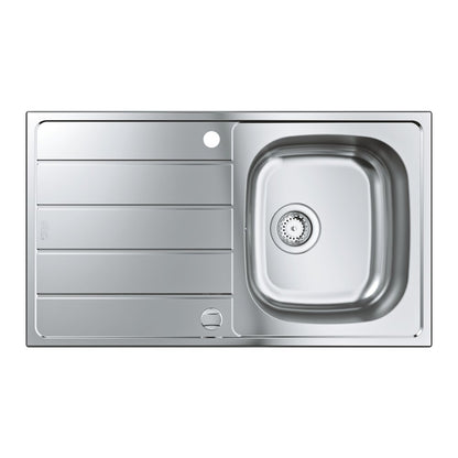 Grohe K200 Stainless Steel Sink 86x50.1 cm 1 Bowl with Drainer