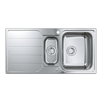 Неръждаема mивка Grohe K500 97x50.1 см 2 купи с отцеждач