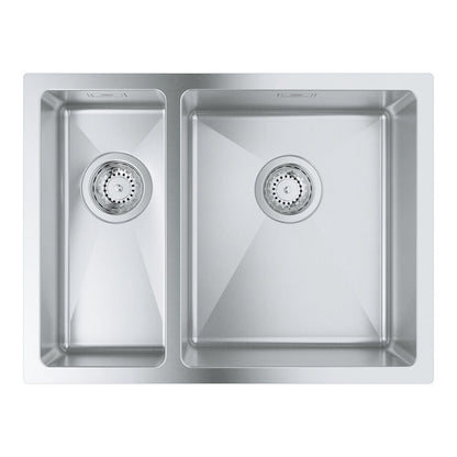 Мивка от неръждаема стомана Grohe K700U 58.5x44.1 см 2 корита дясна ориентация