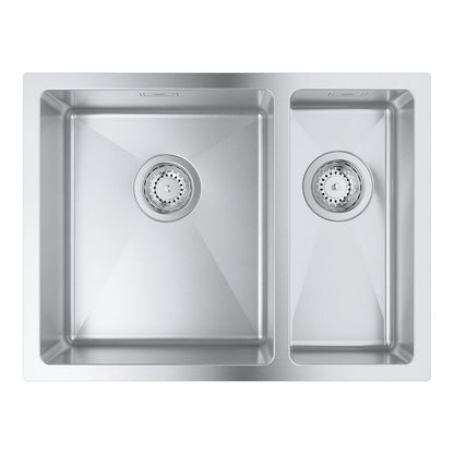 Неръждаема мивка Grohe K700U 58.5x44.1 см 2 отделения лява ориентация