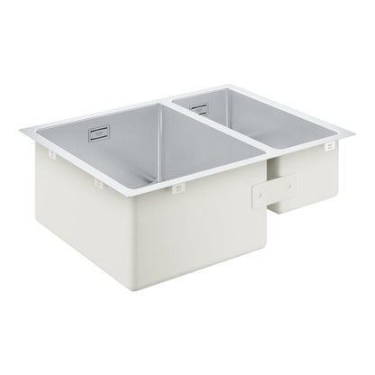 Неръждаема мивка Grohe K700U 58.5x44.1 см 2 отделения лява ориентация