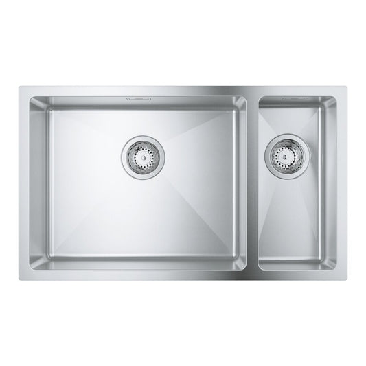 Мивка от неръждаема стомана Grohe K700U 76x45.1 см 2 чинии