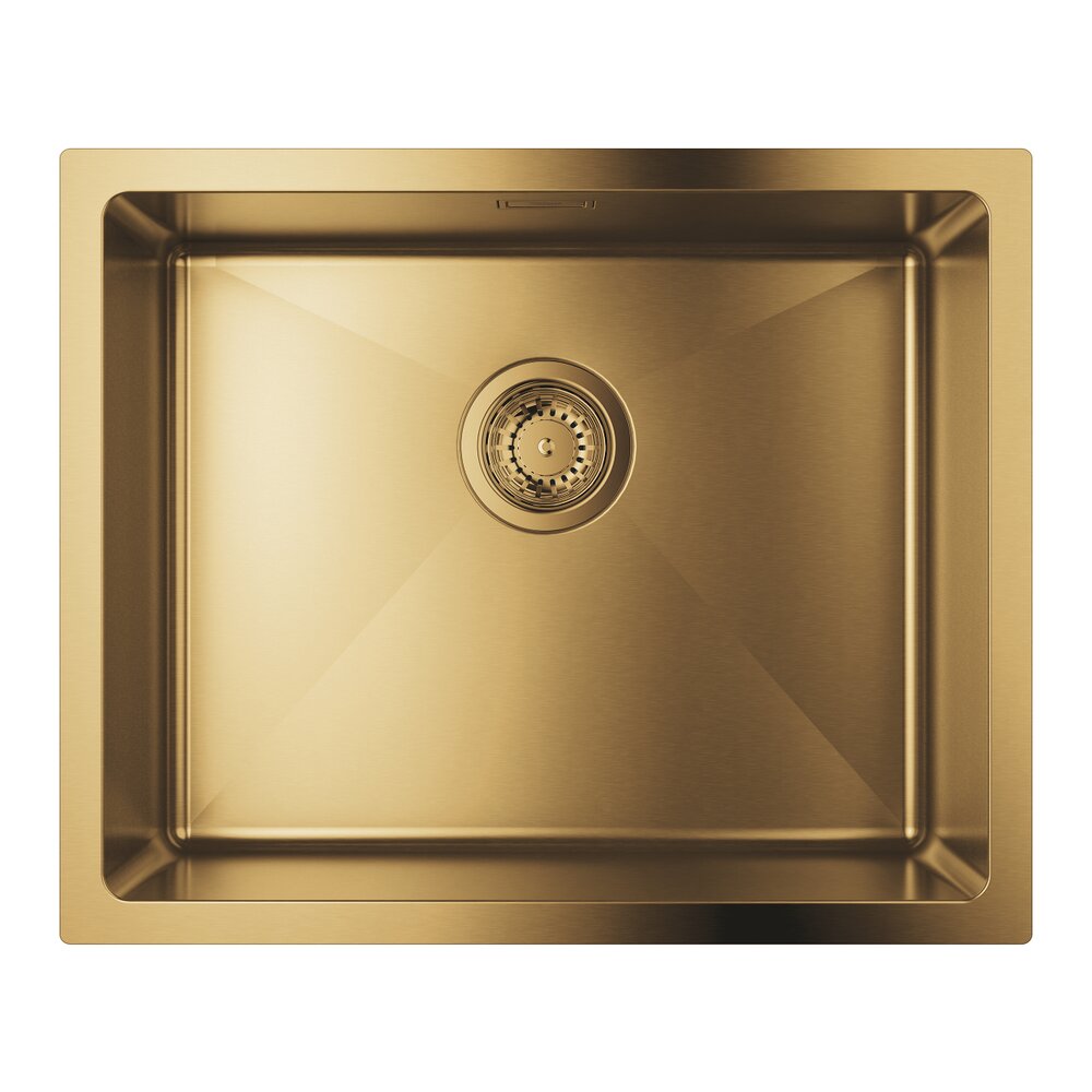 Полиран златен инокс с мивка Grohe K700U 54.4x44.4 см 1 чаша