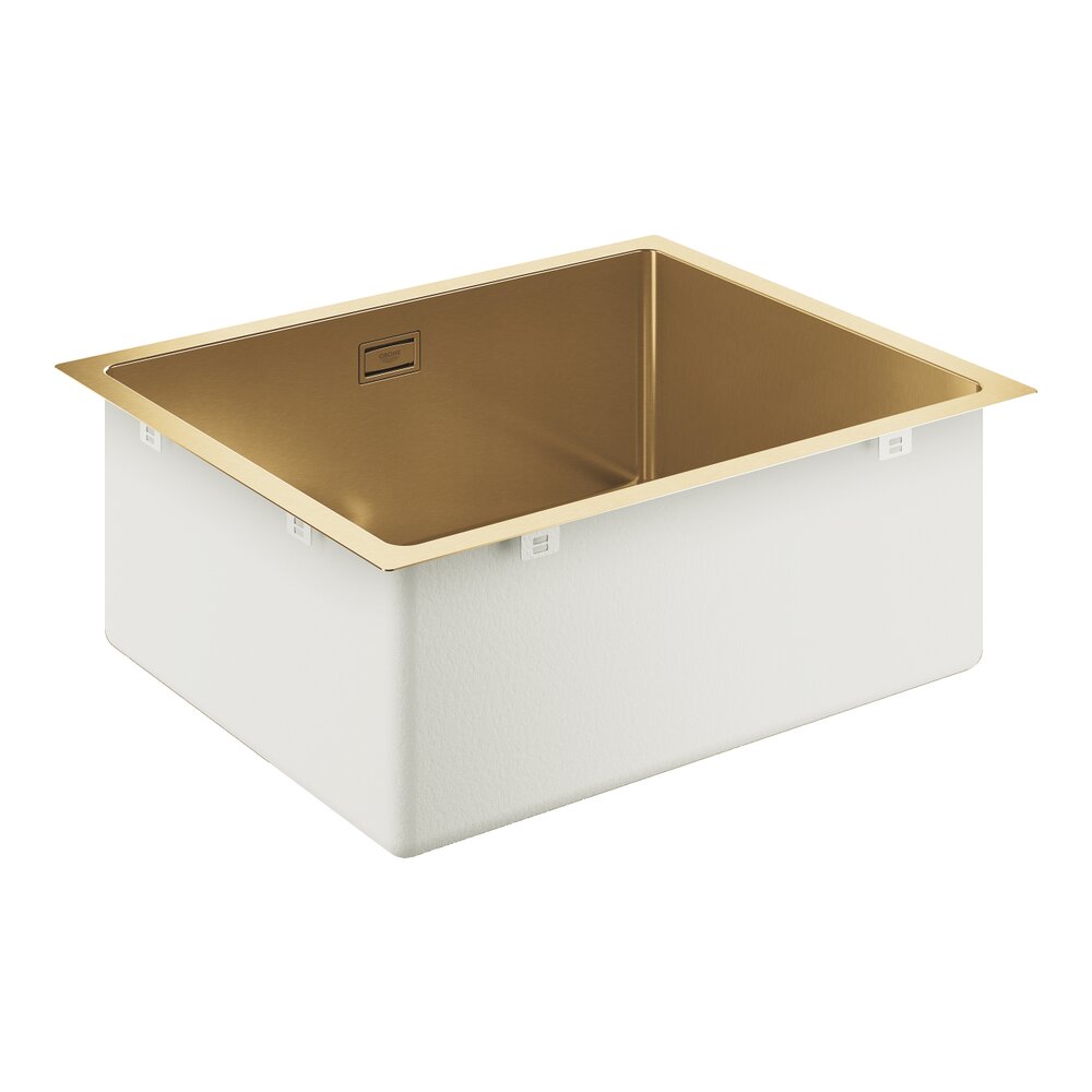 Полиран златен инокс с мивка Grohe K700U 54.4x44.4 см 1 чаша