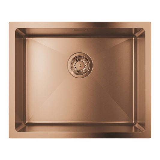 Иноксова мивка Grohe K700U медна 54.4x44.4 см 1 мивка