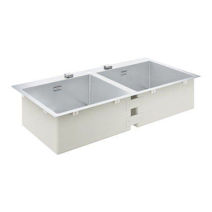 Мивки от неръждаема стомана Grohe K800 102.4x56.2 см 2 камери