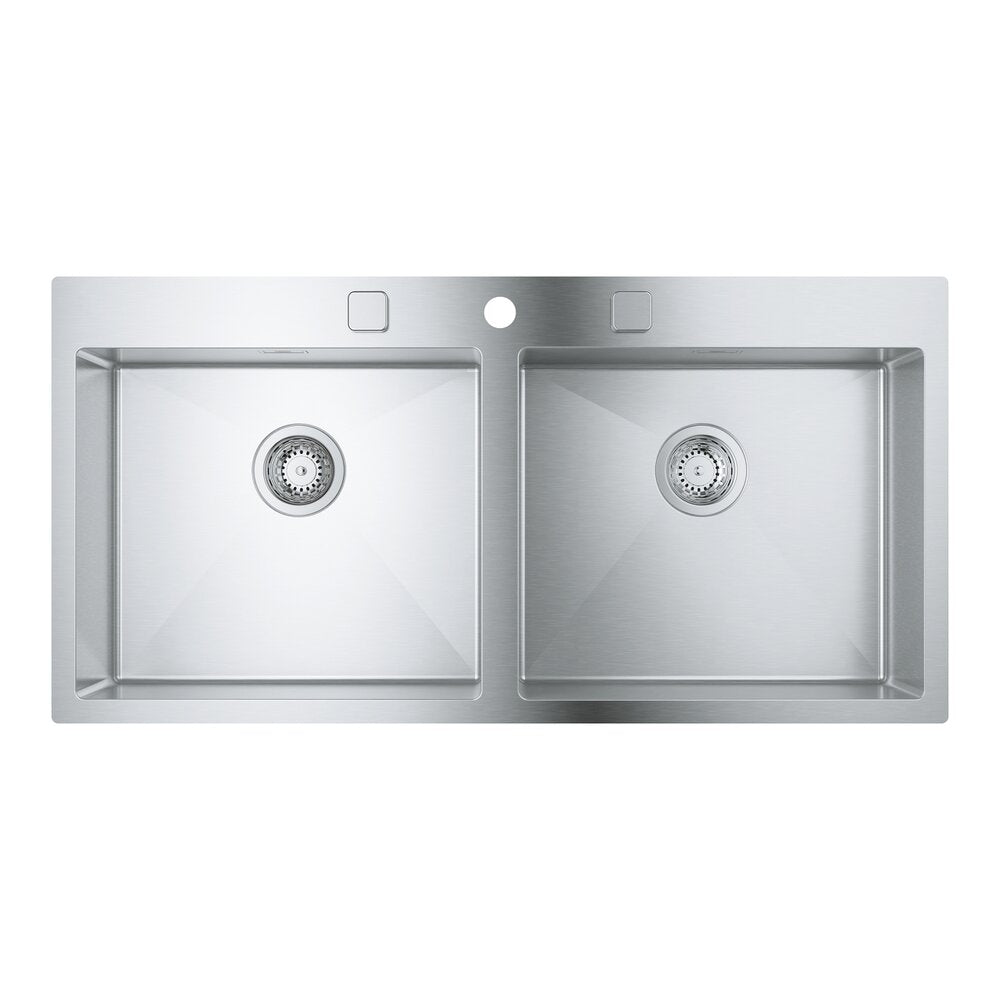Мивки от неръждаема стомана Grohe K800 102.4x56.2 см 2 камери