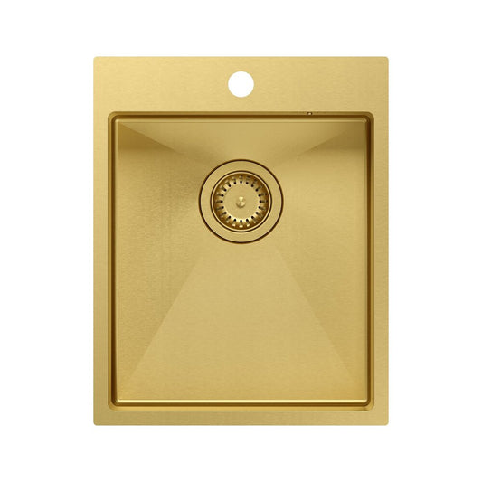 Quadron Unique Russel 90 Undermount Sink Gold 40x50 cm