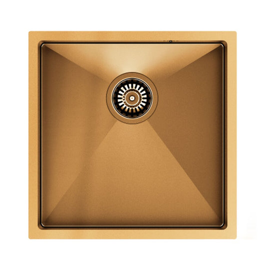 Quadron Unique Anthony 50 Undermount Sink 44x44 cm Copper Finish