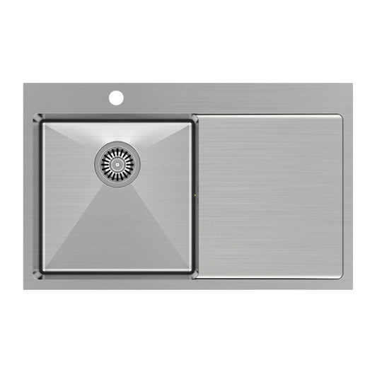 Quadron Unique Russel 111 Stainless Steel Undermount Sink 78x48 cm Left