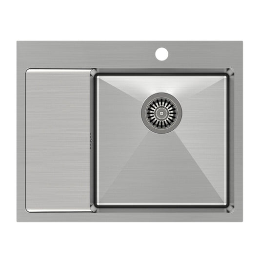 Quadron Unique Russel 116 Built-in Stainless Steel Sink 62x48 cm Right