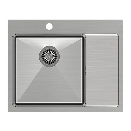 Quadron Unique Russel 116 Built-in Stainless Steel Sink 62x48 cm Left