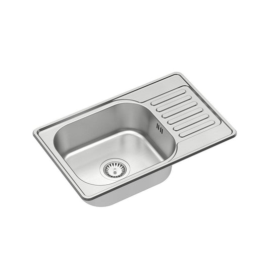 Quadron Pop Eddie 111 Satin Finish Stainless Steel Sink 66x42 cm