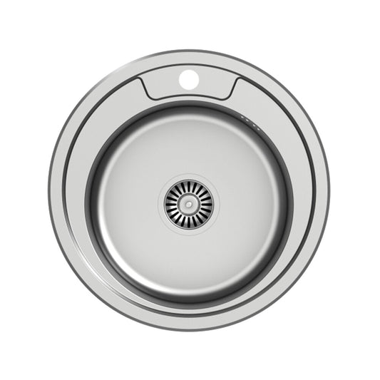 Built-in Stainless Steel Sink Quadron Pop Hugo 210 Stainless Steel 49 cm