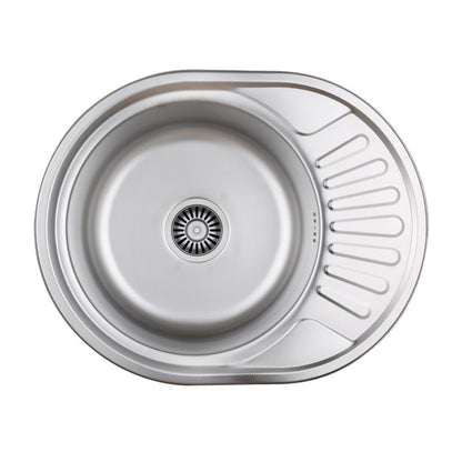 Иноксова вградена мивка Quadron Pop Jim 216 инокс 57x45 см