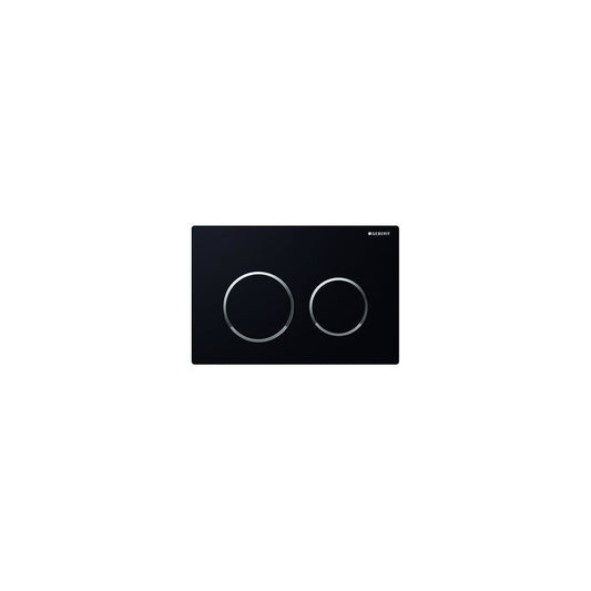 Geberit Omega20 Black Chrome Flush Plate