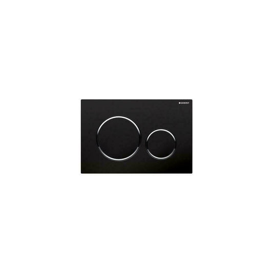 Geberit Sigma20 Black/Chrome Gloss Push Plate