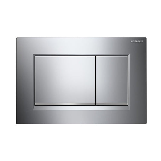 Geberit Sigma30 Actuation Plate Glossy Chrome/Matt Chrome