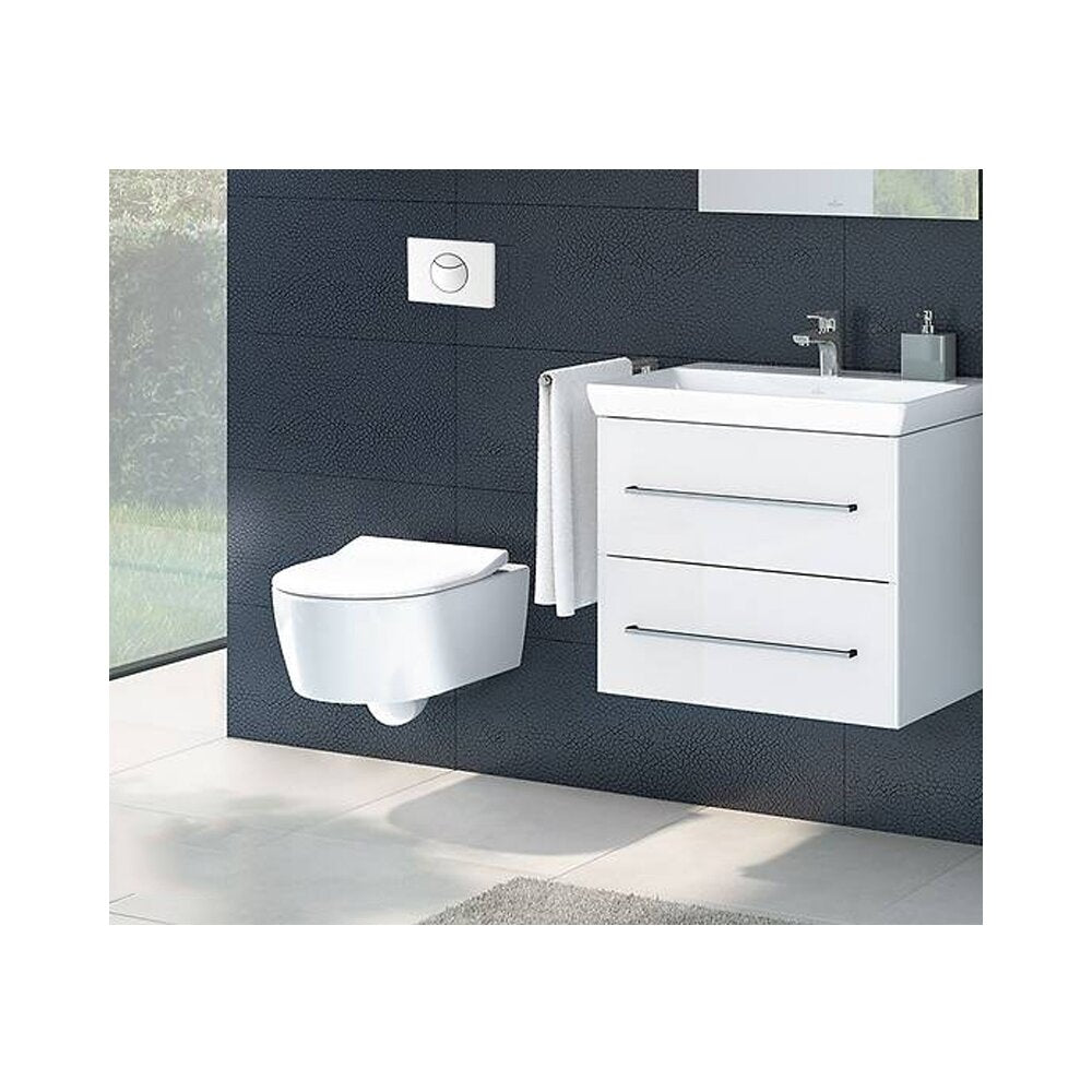 Клапа за управление Villeroy&Boch ViConnect бяла с кръгъл бутон