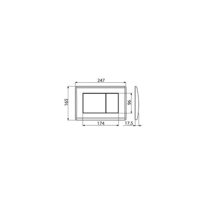 Клапа за управление Alca Basic M271 хром гланц
