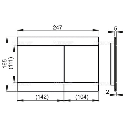 Alca FUN Actuator Plate in Matte Aluminum