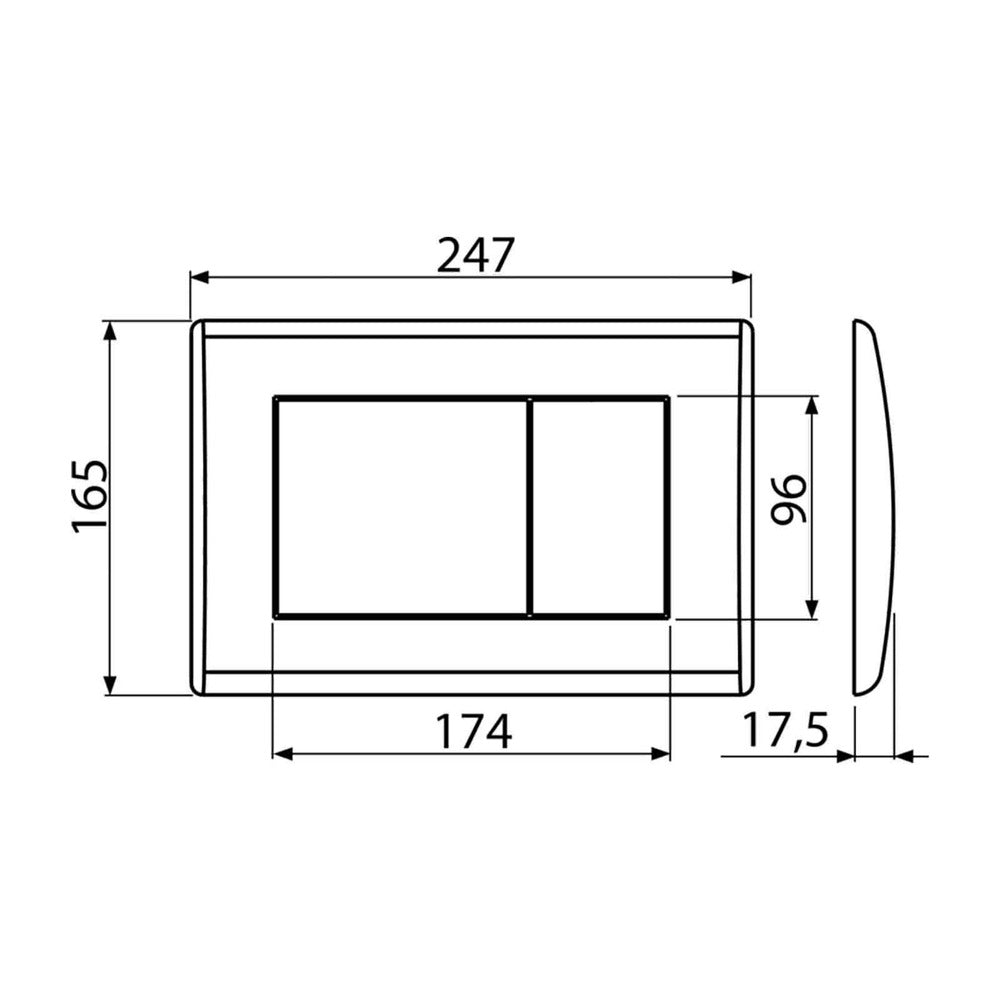 Златна акустична клапа Alca Basic M275