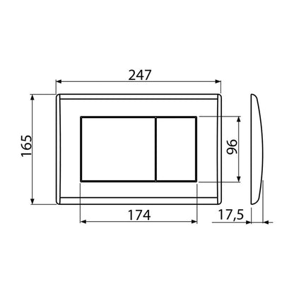 Златна акустична клапа Alca Basic M275