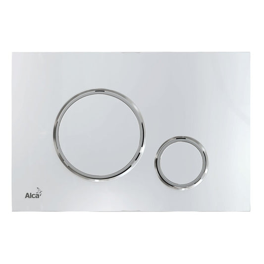 Alca Thin M771 Actuator Plate Glossy Chrome - Matte Chrome