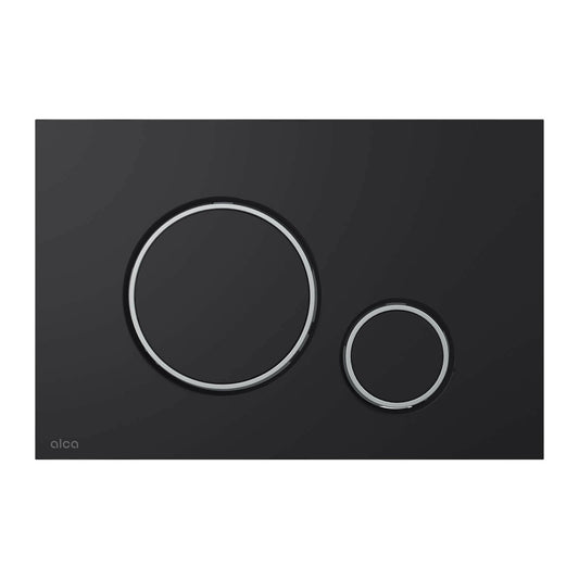 Alca M778 Matte Black - Polished Chrome Actuator Plate