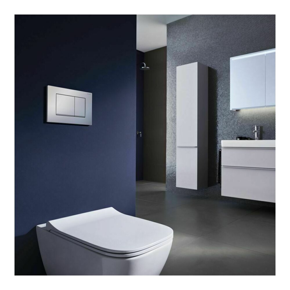 Geberit Delta30 Matte Chrome Actuator Plate